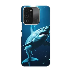 Чехол с принтом «Акула под водой» для TECNO Spark 8C