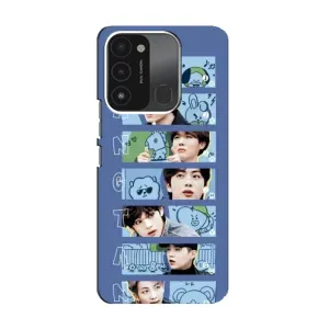 Чехол с принтом «Bangtan» для TECNO Spark 8C