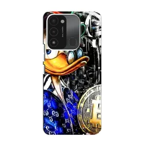 Чехлы для Техно Спарк 8с - Scrooge MagDag (PREMIUMPrint) (Биткойн Скрудж)