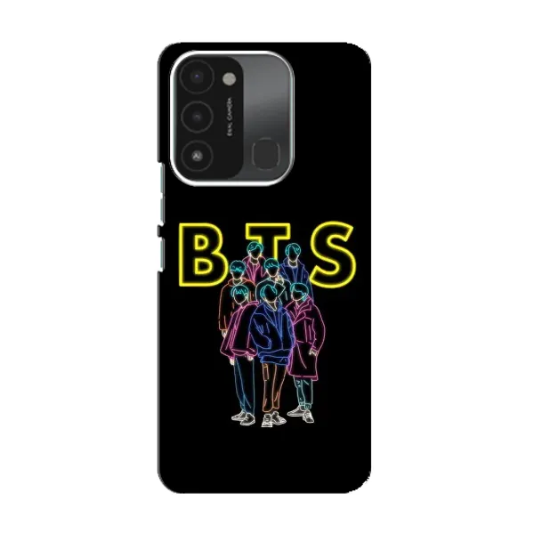Чехол с принтом «BTS стайл» для TECNO Spark 8C Чехол с принтом «BTS стайл» для TECNO Spark 8C