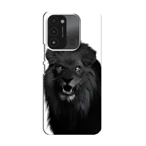 Чехлы с картинками животных TECNO Spark 8C (Черный ЛЕВ)