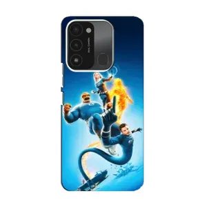 Чехол с принтом Фантастическая четверка для TECNO Spark 8C (Герои Фантастическая Четверка)