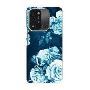 Чехлы (ART) Цветы на TECNO Spark 8C (VPrint) (Блактині бутони)