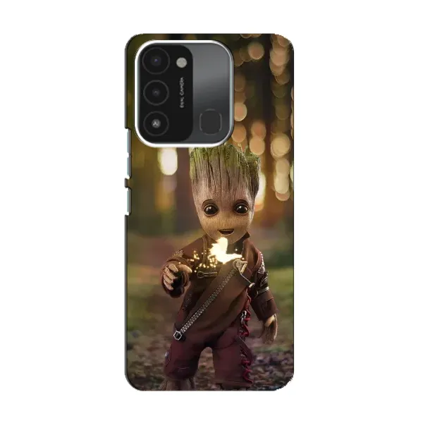 Чохол з принтом «I am Groot» для TECNO Spark 8C