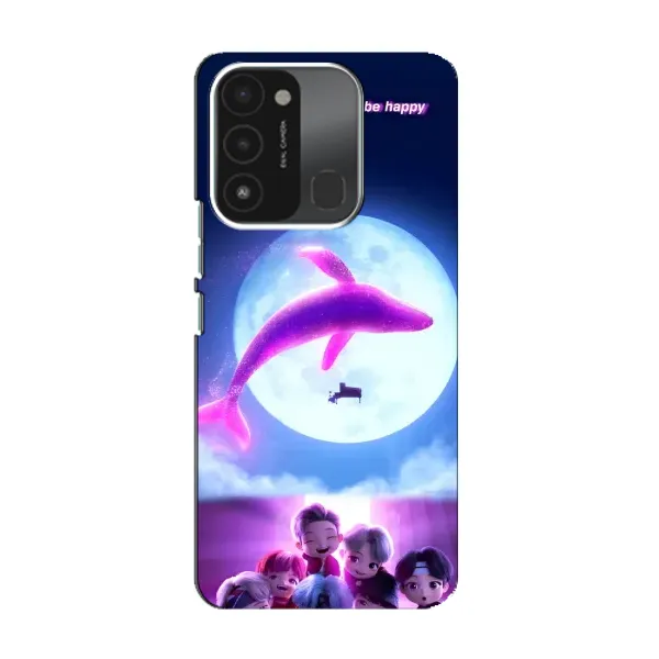 Чехол с принтом «КИТ BTS» для TECNO Spark 8C Чехол с принтом «КИТ BTS» для TECNO Spark 8C