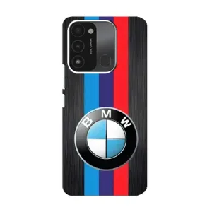 Чехол для Техно Спарк 8с - с принтом БМВ (AlphaPrint) (Лого BMW)