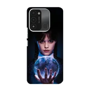 Чехол с дизайном Венздей 2 на TECNO Spark 8C (Магическая сфера Уэнздей)