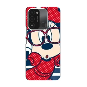 Міккі Маус чохол для TECNO Spark 8C (AlphaPrint - Мультяшні) (Маус в окулярах)
