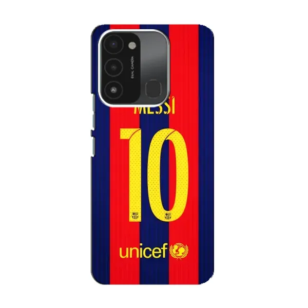 Чохол з принтом «Messi Barca 10» для TECNO Spark 8C Чохол з принтом «Messi Barca 10» для TECNO Spark 8C
