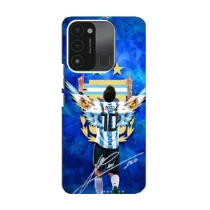 Чохли для TECNO Spark 8C (Leo чемпіон) (AlphaPrint) (Мессі збірна)