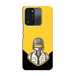 Чеjхол PUBG для ТЕКНО Spark 8C (AlphaPrint) (Пабг в шоломі)