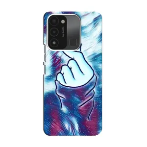 Чехол с принтом «Радужное сердце» для TECNO Spark 8C