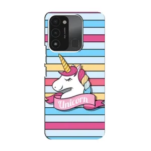 Чехол для Техно Спарк 8с - (Единорожки - Новинки) (AlphaPrint) (Unicorn)