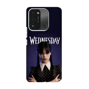 Чехлы Венсдей на TECNO Spark 8C Уэнсдей (AlphaPrint) (Wednesday)