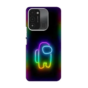 Чохли Амонг Ас для TECNO Spark 8C (AlphaPrint) (Яскравий скін)