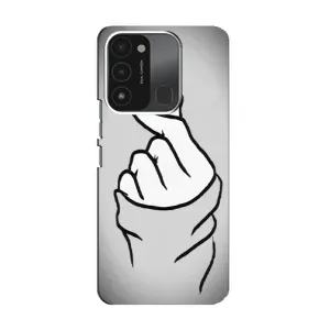 Чехол с принтом «Значок Love» для TECNO Spark 8C
