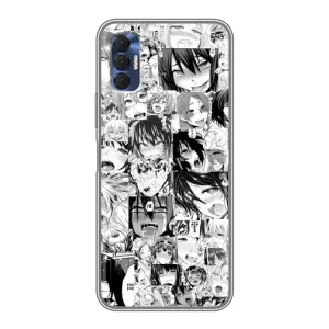 Чехол с принтом «Ahegao manga» для TECNO Spark 8P