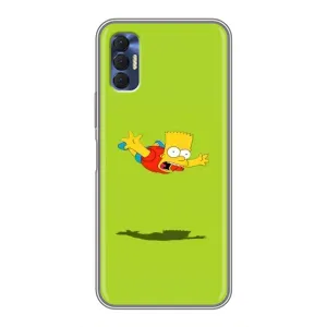 Чjхол з Сімпсонами для TECNO Spark 8P (VPrint) (Барт Сімпсон)