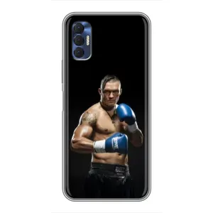 Чехол с принтом «Боксер Усик» для TECNO Spark 8P