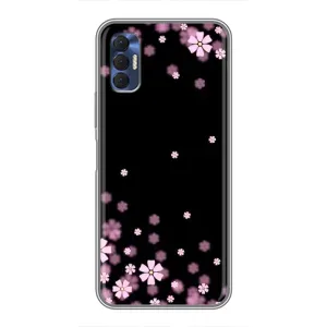 Чохол для ТЕКНО Спарк 8П - з принтом (Дизайнерські) (AlphaPrint) (Квіти маленькі)