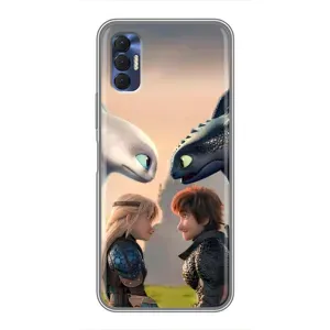 Чохол як приборкати дракона на TECNO Spark 8P (Гикавка і Астрід)