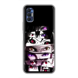 Чехол с принтом «Глаза Anime» для TECNO Spark 8P