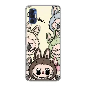Чохол з Лабубу на TECNO Spark 8P (Золота мавпа Bored Ape)