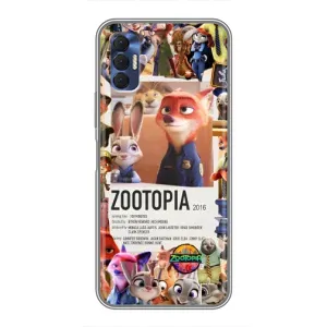 Чохол Зоотрополіс на TECNO Spark 8P (Постер Зоотрополіс)