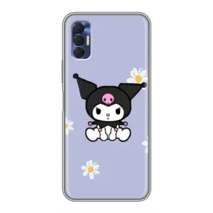 Чехол с кроликом Куроми на TECNO Spark 8P (Куроми в цветах)