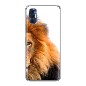 Чехлы с картинками животных TECNO Spark 8P (Лев грива)