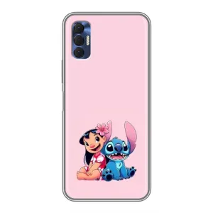 Чохол з принтом Стіч на TECNO Spark 8P (Ліло і Стіч)