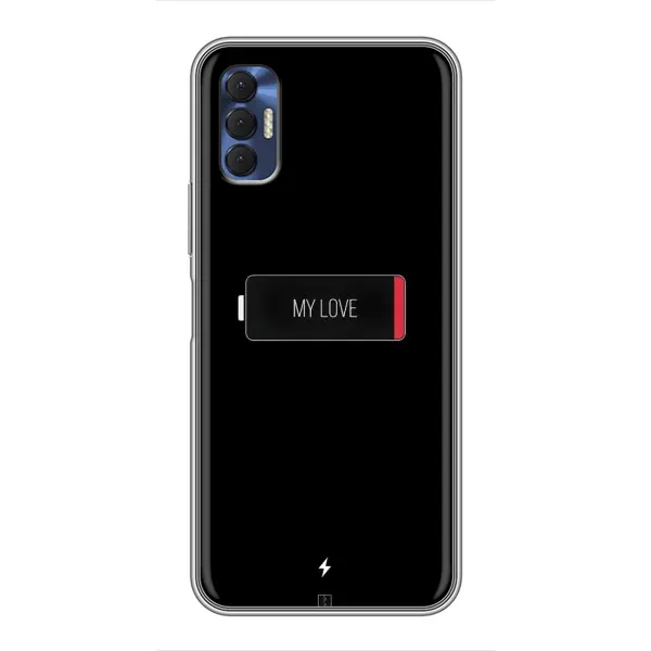 Чохол з принтом «Love battery» для TECNO Spark 8P Чохол з принтом «Love battery» для TECNO Spark 8P