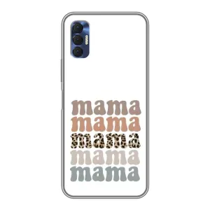 Чохли для мами на TECNO Spark 8P (Текстовий колаж мама)