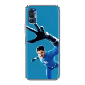 Чохол з принтом Фантастична четвірка для TECNO Spark 8P (Містер Фантастік супергерой)