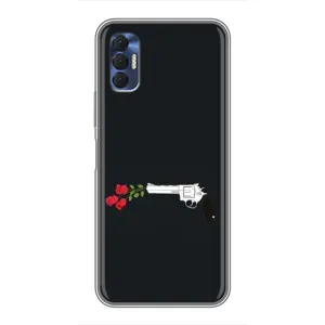 Чехлы (ART) Цветы на TECNO Spark 8P (VPrint) (Неочікувані квіти)