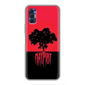 Украинские Чехлы для TECNO Spark 8P с картинкой УПА (AlphaPrint) (Патриот)