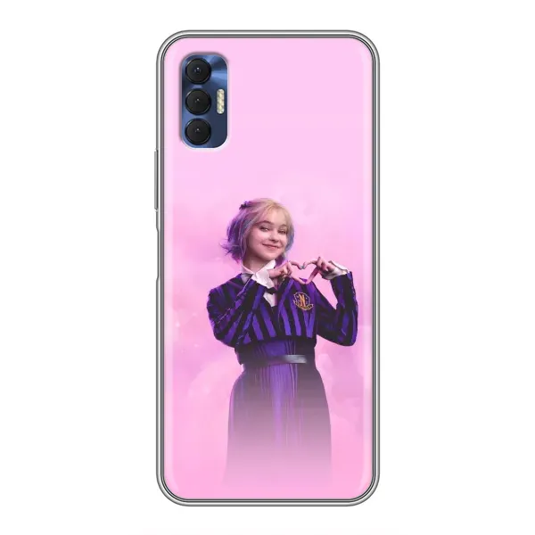 Чохол з принтом «Яскрава Енід Венздей» для TECNO Spark 8P