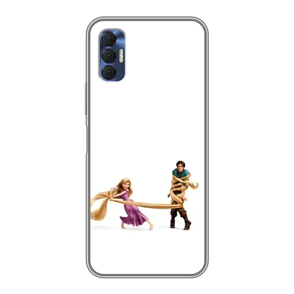 Чохол з принтом «Рапунцель та Флін» для TECNO Spark 8P