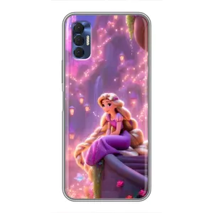 Чохол Рапунцель для TECNO Spark 8P (Рапунцель у замку)