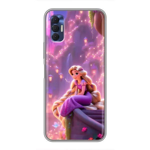 Чохол з принтом «Рапунцель у замку» для TECNO Spark 8P
