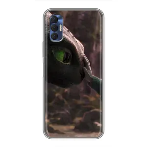 Чохол як приборкати дракона на TECNO Spark 8P (Сцена з драконом)