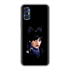 Чохли Венсдей на TECNO Spark 8P Уенсдей (AlphaPrint) (серйозна Венздей)