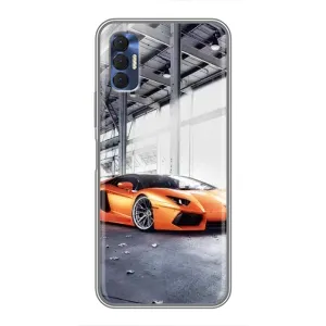 Чохли з Машинами на ТЕКНО Спарк 8П (VPrint) (Sport Car)