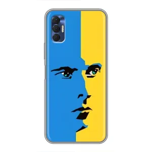 Украинские Чехлы для TECNO Spark 8P с картинкой УПА (AlphaPrint) (Степан Бандера)