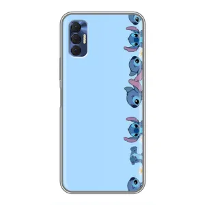 Чохол з принтом Стіч на TECNO Spark 8P (Стіч фон)