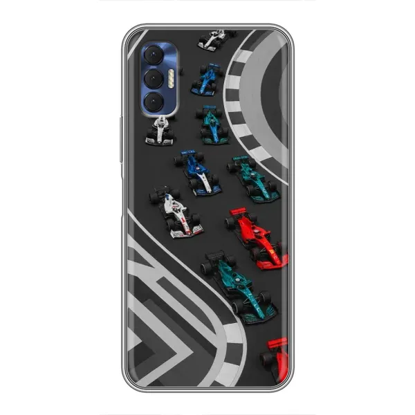 Чохол з принтом «Траса Ф1» для TECNO Spark 8P