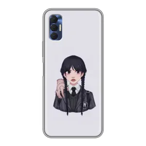 Чохли Венсдей на TECNO Spark 8P Уенсдей (AlphaPrint) (Венздей і Річ)
