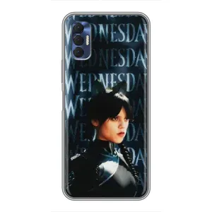 Чохли Венсдей на TECNO Spark 8P Уенсдей (AlphaPrint) (Венздей кішка)