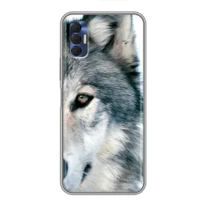 Чехлы с картинками животных TECNO Spark 8P (Волк)