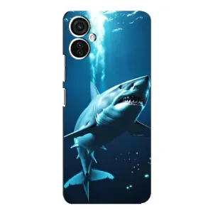 Чохол з принтом «Акула під водою» для TECNO Spark 9 Pro